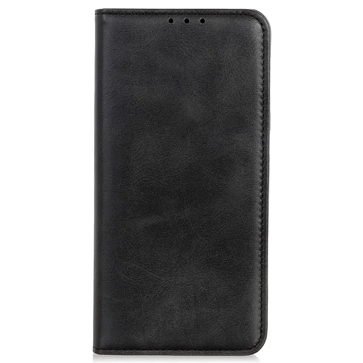 Для чехла Samsung Galaxy A15 4G Split Leather Anti-drop Wallet Stand Phone Cover - Black