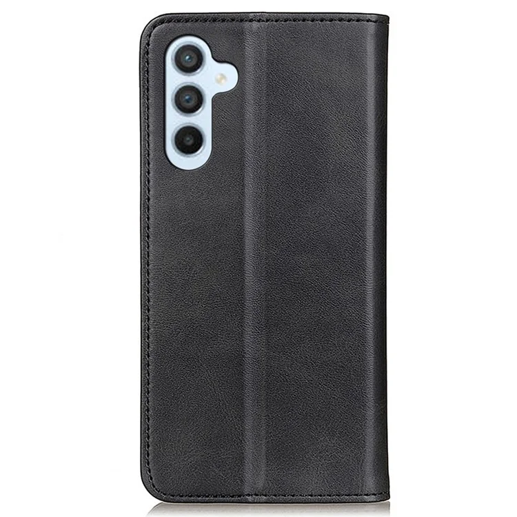 Для чехла Samsung Galaxy A15 4G Split Leather Anti-drop Wallet Stand Phone Cover - Black