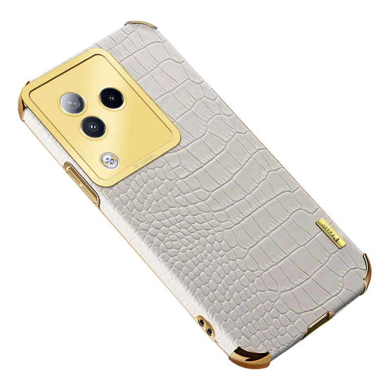 For Xiaomi Civi 3 5G Case Slim-Fit PU Leather+TPU Phone Cover Shell - White
