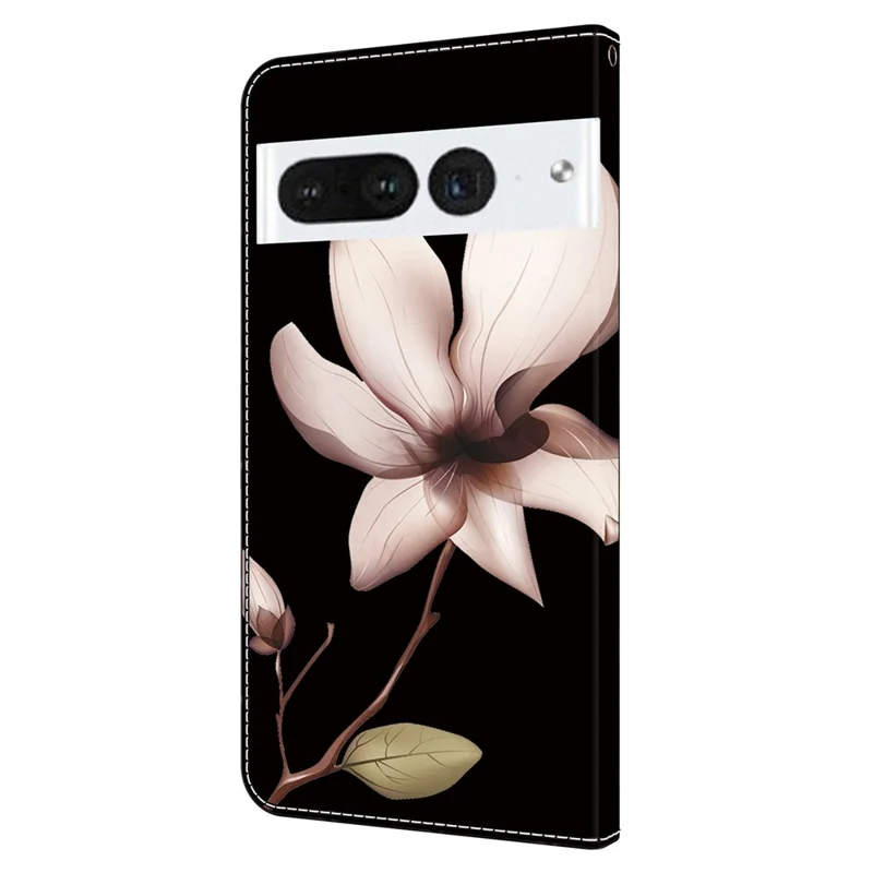 Per Google Pixel 7 Pro 5G Case Anti-Scratch Wardlet Cover - Fiore Rosa
