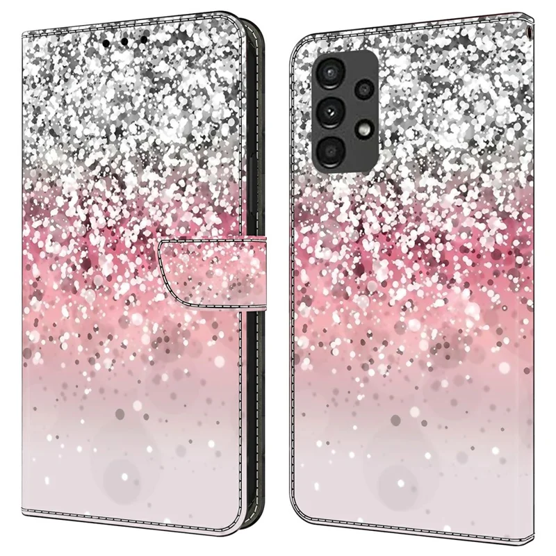 For Samsung Galaxy A13 5G / A13 4G Case Protective Leather Flip Phone Cover - Gradient