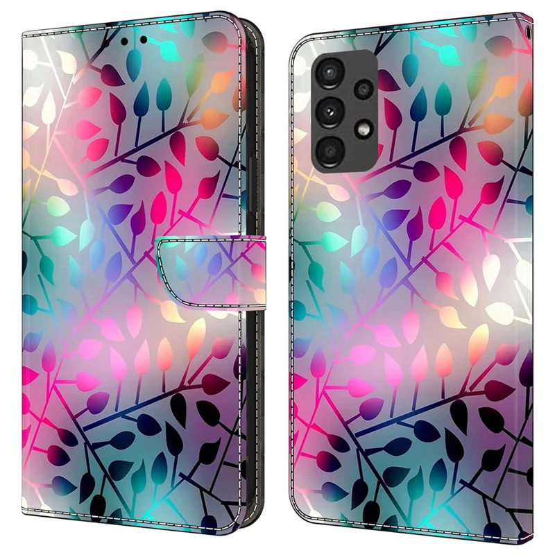 Für Samsung Galaxy A13 5G / A13 4G Case Schützendes Leder-Flip-Handyhülle - Ahorn-Blatt