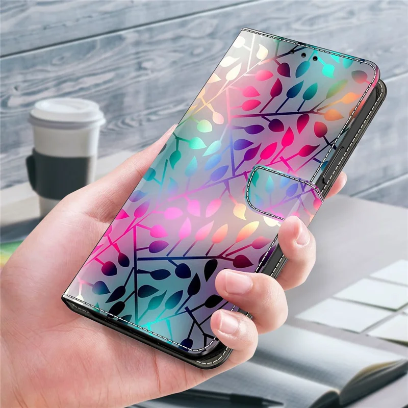 Für Samsung Galaxy A13 5G / A13 4G Case Schützendes Leder-Flip-Handyhülle - Ahorn-Blatt