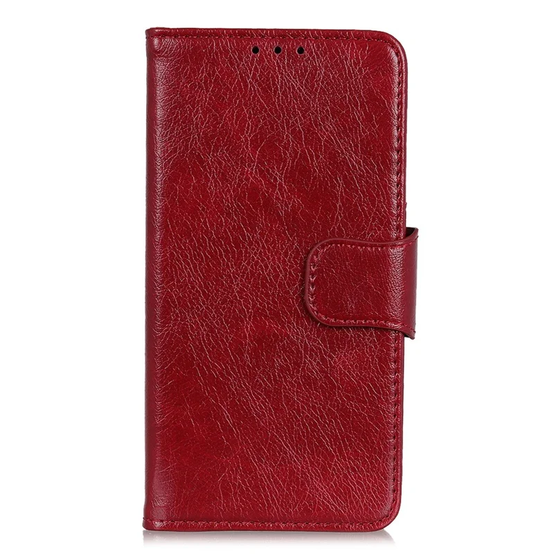 For Motorola Edge 40 Neo 5G Case Split Leather Stand Wallet Smartphone Cover - Red