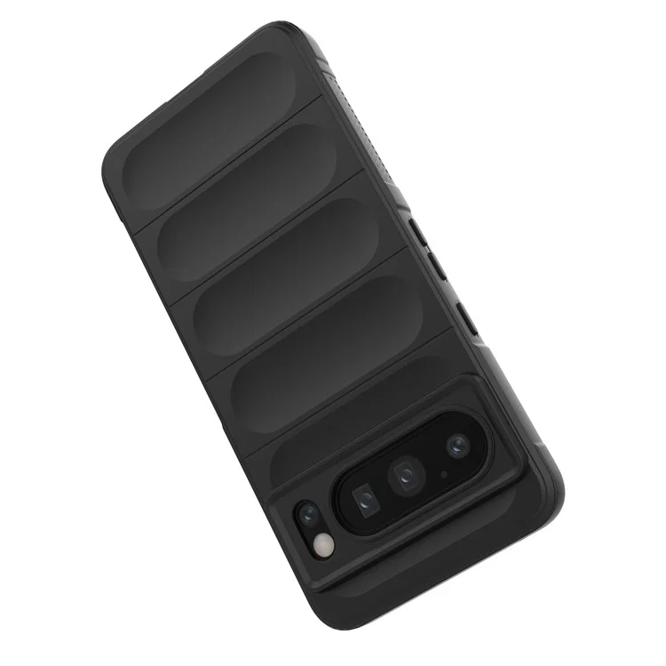 For Google Pixel 8 Pro Case Soft TPU Rugged Phone Cover - Black