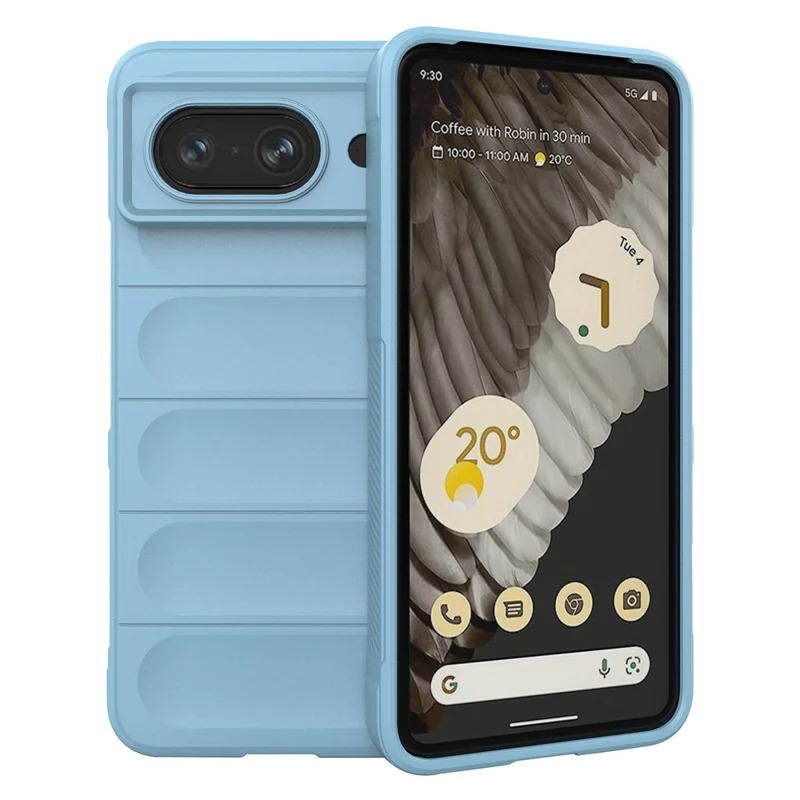 For Google Pixel 8 Case Rugged Shockproof TPU Phone Cover - Baby Blue