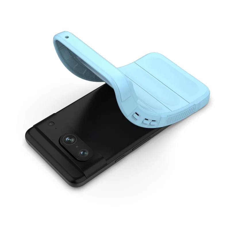 For Google Pixel 8 Case Rugged Shockproof TPU Phone Cover - Baby Blue