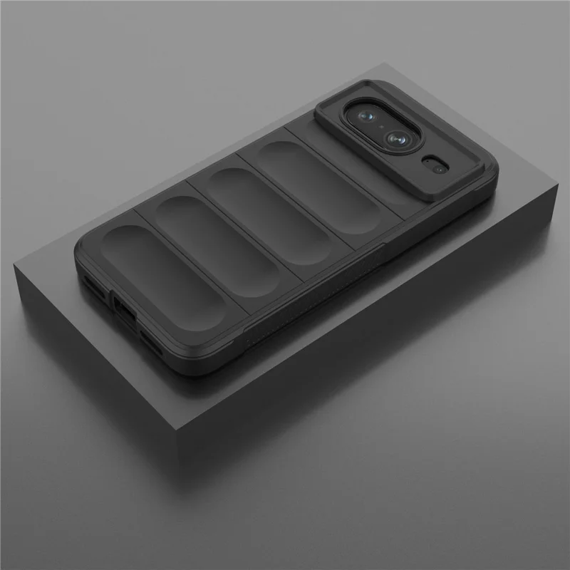 For Google Pixel 8 Case Rugged Shockproof TPU Phone Cover - Black