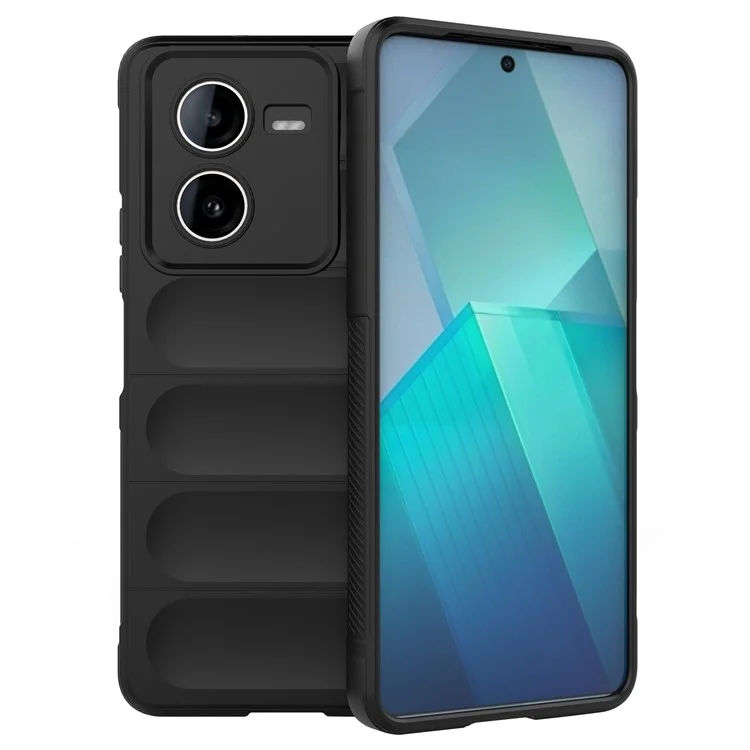 Per il vivo iQOO Z8x 5G Case TPU Rugged Anti-Scratch Cell Phone Cover - Nero
