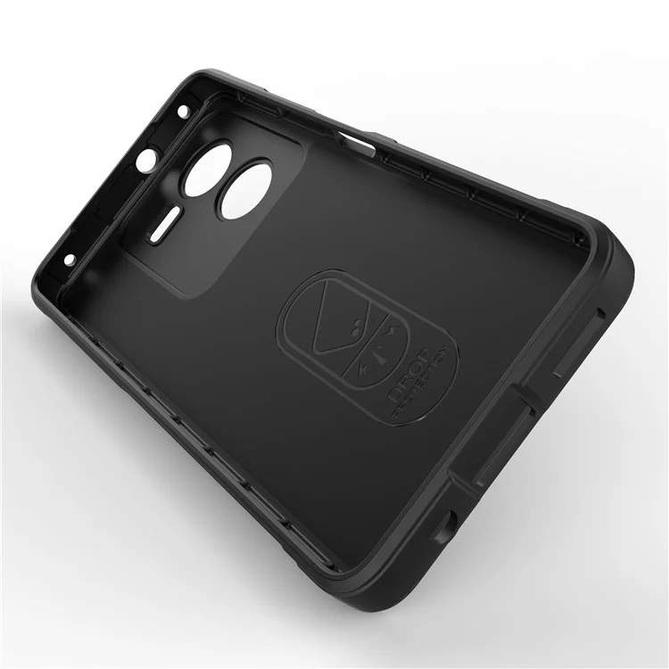Per il vivo iQOO Z8x 5G Case TPU Rugged Anti-Scratch Cell Phone Cover - Nero