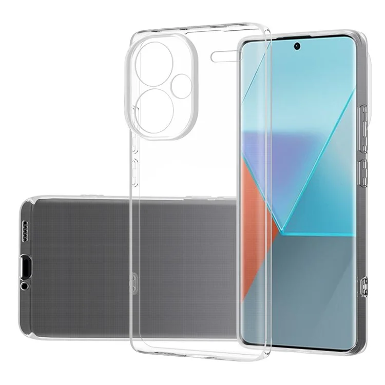 Pour Xiaomi Redmi Note 13 Pro+ 5G Découpes précises Étui de téléphone portable en TPU ultra-mince et transparent
