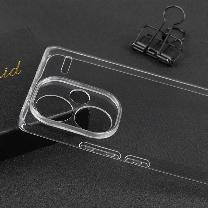 Para Xiaomi Redmi Nota 13 Pro+ Cutouts Precisos Ultra-finet TPU Clear Phone Case Capolo da Capa da Célula