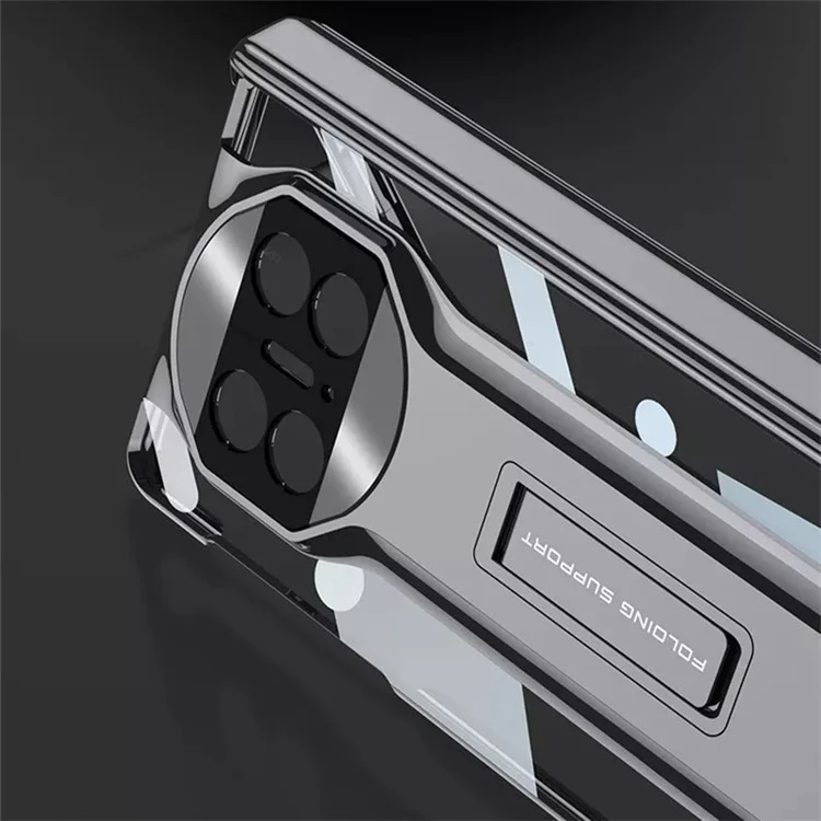 GKK для чехла Huawei Mate X5 с защитой от падения, подставкой, прозрачным защитным экраном - черный