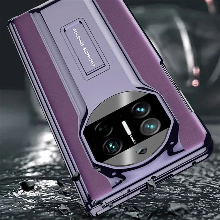 GKK для чехла Huawei Mate X5 с защитой от падения, подставкой, прозрачным защитным экраном - черный