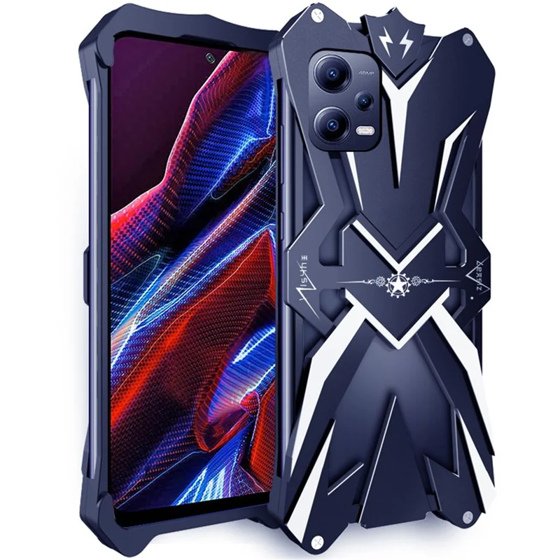 For Xiaomi Poco X5 5G Case Shockproof Aluminum Alloy Shell Mobile Phone Cover