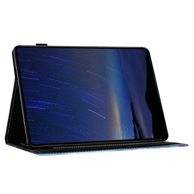 For Samsung Galaxy Tab A11 / A9 PU Leather Case Pattern Printing Tablet Cover with Card Holder - Oil Painting