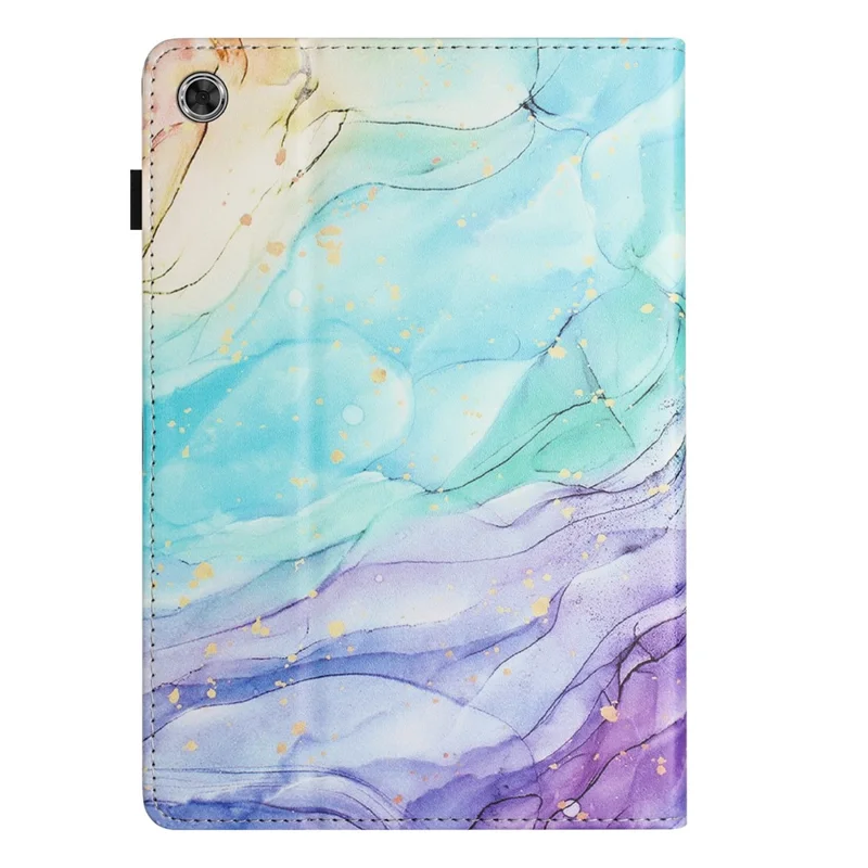 For Samsung Galaxy Tab A11 / A9 PU Leather Case Pattern Printing Tablet Cover with Card Holder - Oil Painting