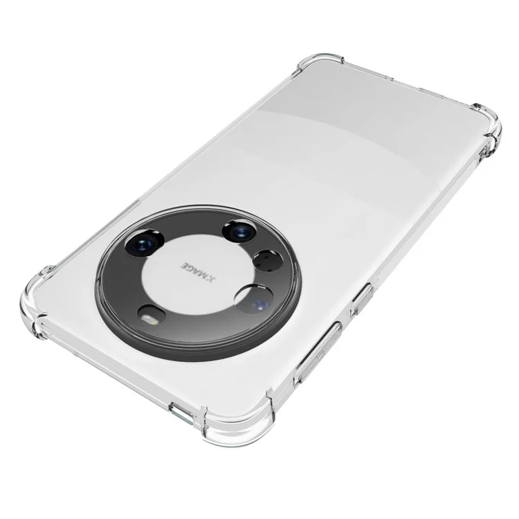 Para Huawei Mate 60 Pro Case Clear Reforçado Canto Anti-queda Telefone Capa TPU