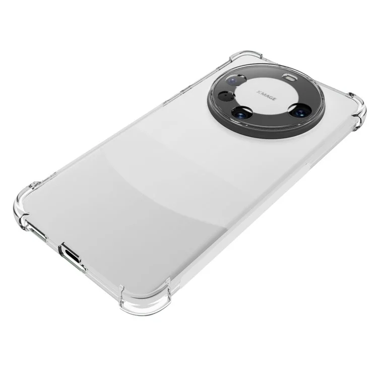 Para Huawei Mate 60 Pro Case Clear Reforçado Canto Anti-queda Telefone Capa TPU