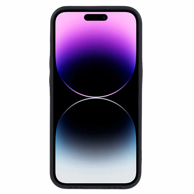 Funda para iPhone 14 Pro Textura de Cocodrilo Cubierta de Teléfono Cuero PU+TPU Protector Trasero - Rojo