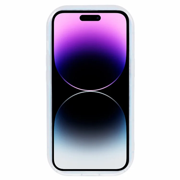 Funda para iPhone 14 Pro Max IMD TPU Cover con efecto 3D Love Heart - Multicolor