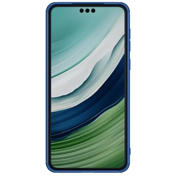 NILLKIN Super Frosted Shield Pro For Huawei Mate 60 Case Matte PC+TPU Anti-scratch Phone Cover - Blue