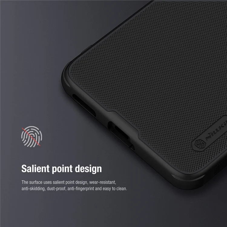 NILLKIN Super Frosted Shield Pro For Huawei Mate 60 Case Matte PC+TPU Anti-scratch Phone Cover - Blue