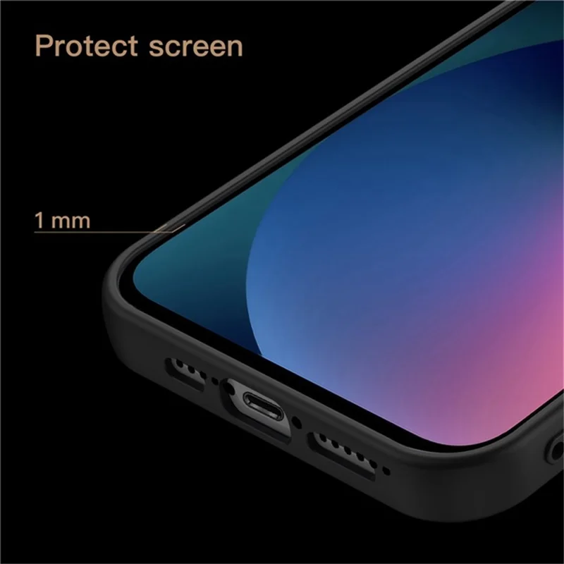 For iPhone 15 Plus Shockproof Case PU Leather+TPU+PC Phone Cover Retro Phone Shell - Black