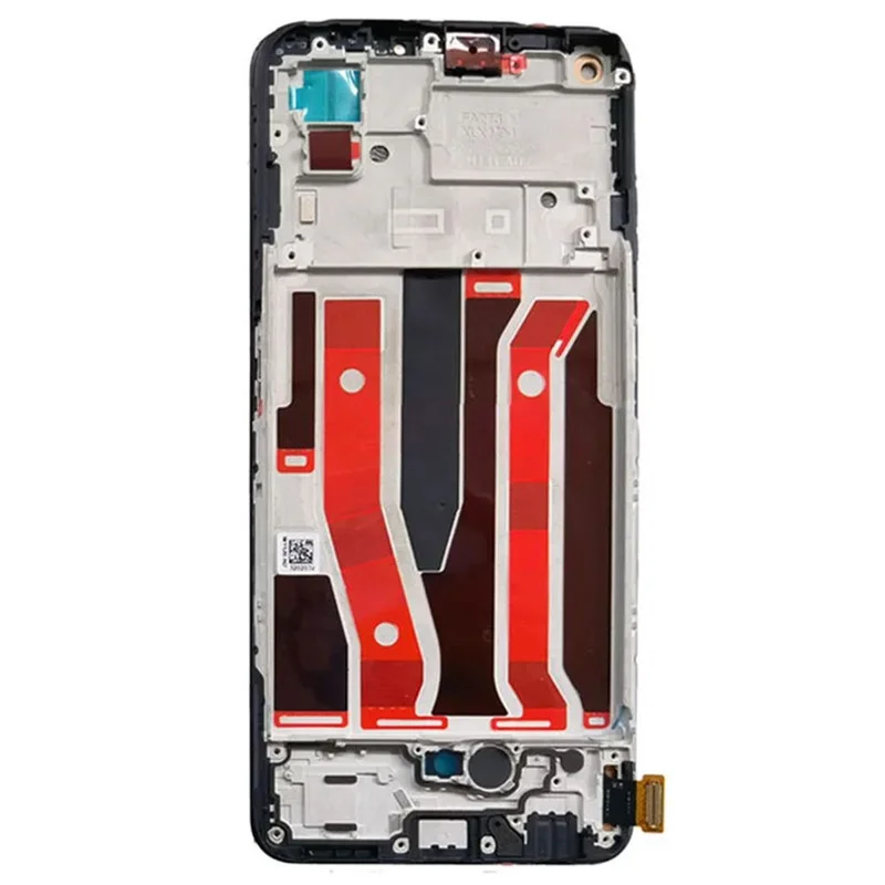 Para Oppo A95 5G Grade C Ensamblaje de pantalla OLED y digitalizador + Repuesto de marco (sin logotipo)
