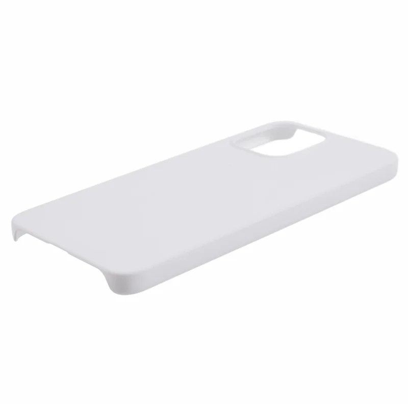For Xiaomi Redmi 12 4G Case Anti-drop Rubberized PC Cell Phone Cover - White
