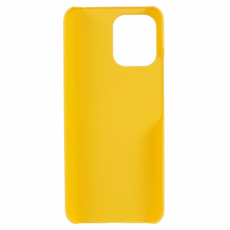 For Xiaomi Redmi 12 4G Case Anti-drop Rubberized PC Cell Phone Cover - Yellow