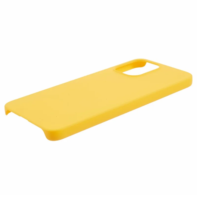 For Xiaomi Redmi 12 4G Case Anti-drop Rubberized PC Cell Phone Cover - Yellow