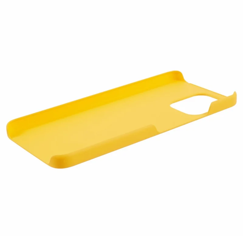 For Xiaomi Redmi 12 4G Case Anti-drop Rubberized PC Cell Phone Cover - Yellow