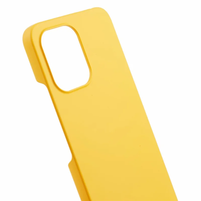 For Xiaomi Redmi 12 4G Case Anti-drop Rubberized PC Cell Phone Cover - Yellow