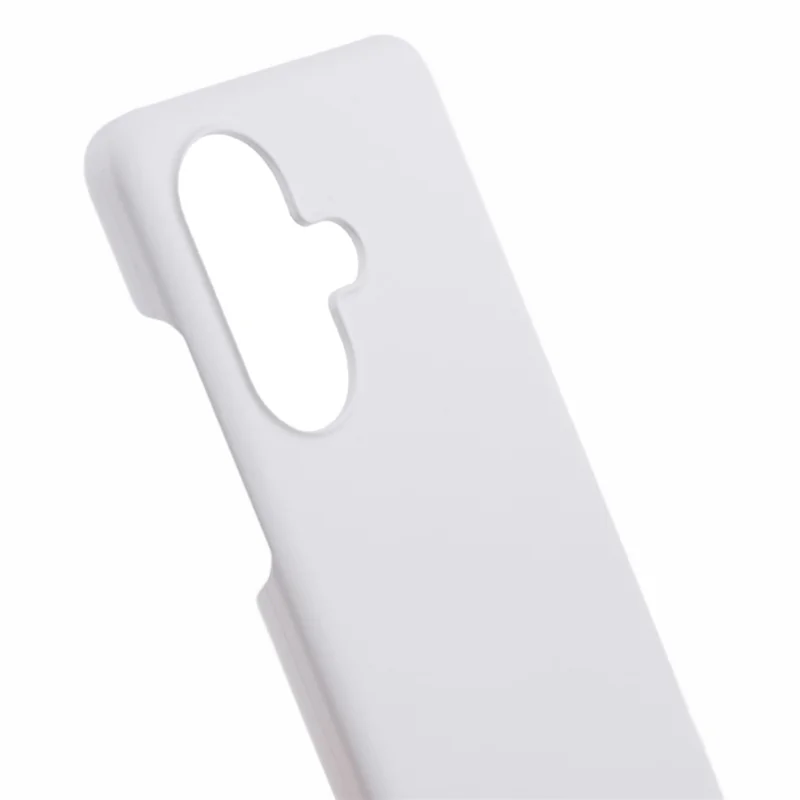 For Oppo K11 5G Case Solid Color Rubberized PC Mobile Phone Cover - White