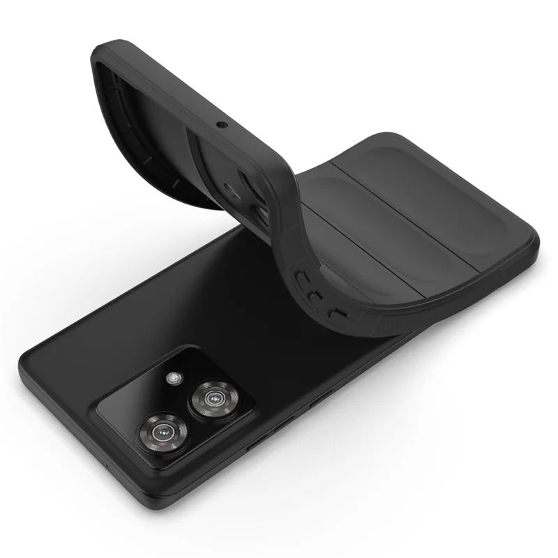 For Motorola Edge 40 Neo 5G TPU Case Rugged Shockproof Smartphone Cover - Dark Grey