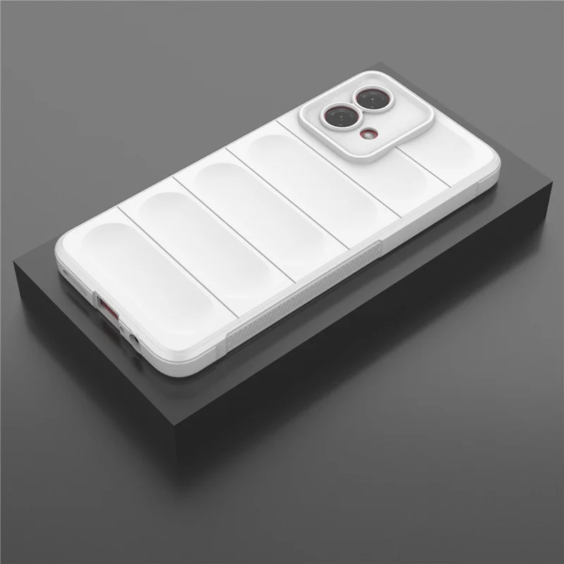 For Motorola Moto G84 5G Case Anti-scratch Rugged Phone TPU Cover - White