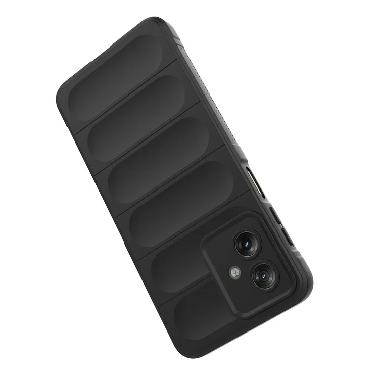 For Motorola Moto G54 5G TPU Case Drop-proof Rugged Phone Back Cover - Black