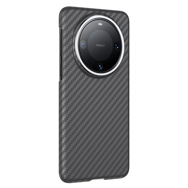 GKK For Huawei Mate 60 Pro+ Case Carbon Fiber Texture PC Slim Fit Phone Cover - Grey