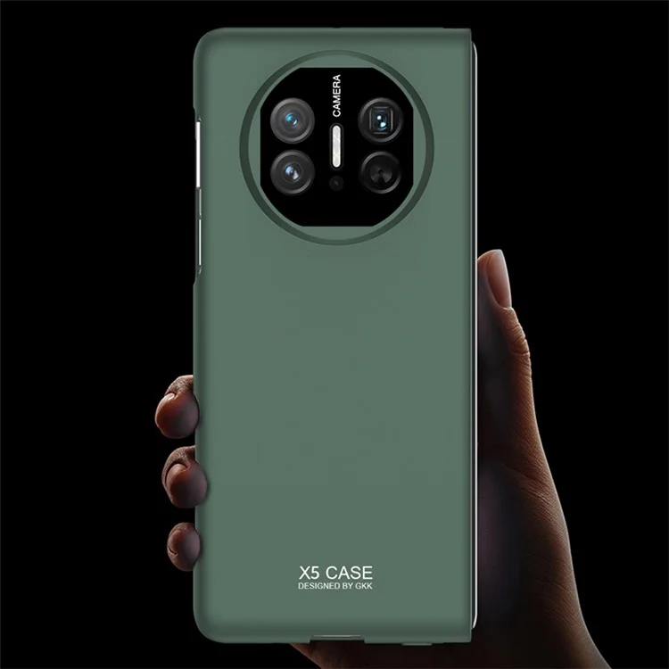 GKK для чехла Huawei Mate X5 Slim Fit PC Phone Cover с закаленной стеклянной пленкой - Midnight Green