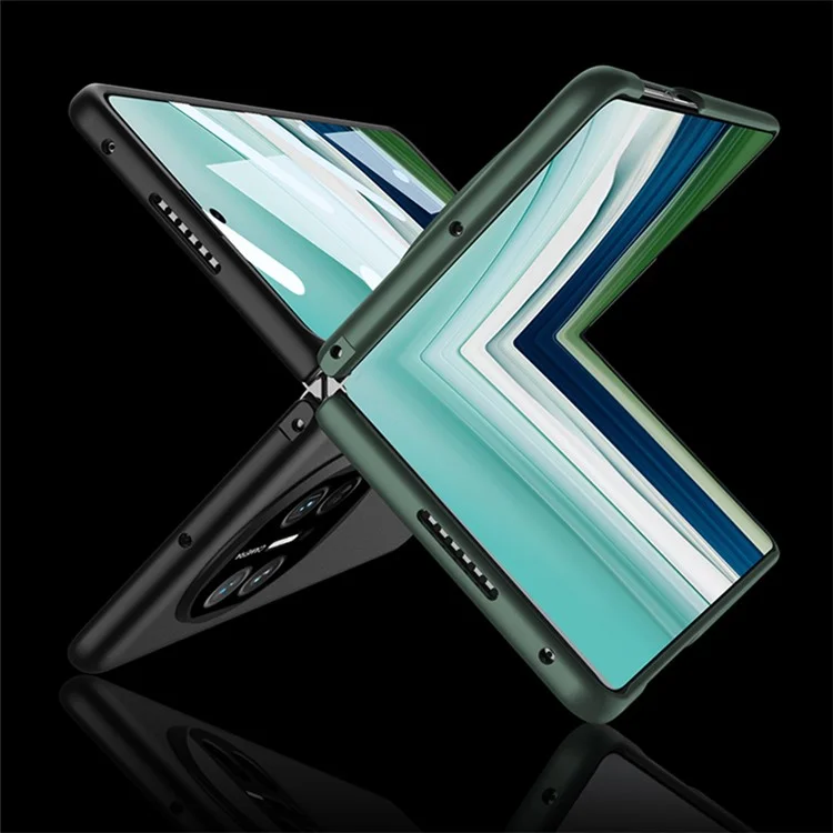 GKK для чехла Huawei Mate X5 Slim Fit PC Phone Cover с закаленной стеклянной пленкой - Midnight Green