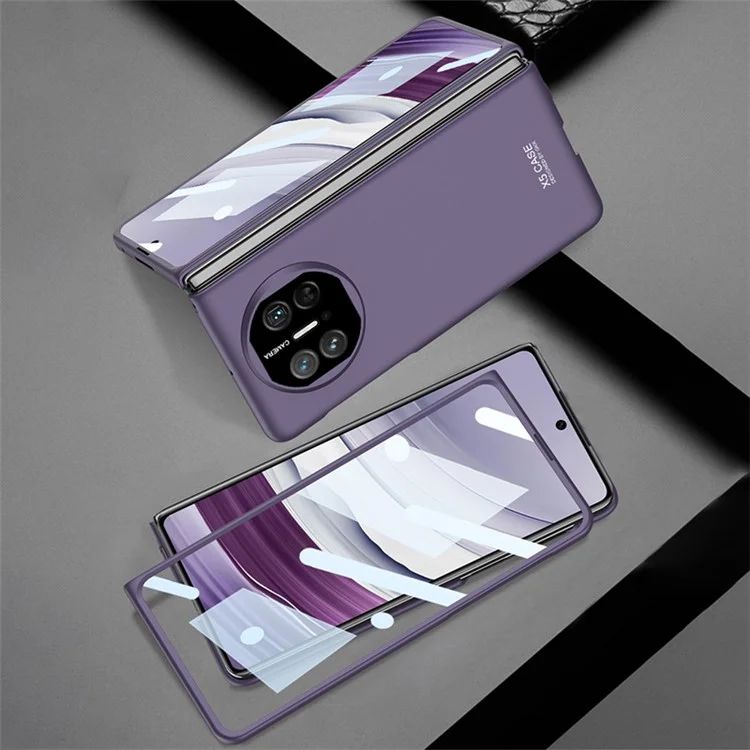 GKK для чехла Huawei Mate X5 Slim Fit PC Phone Cover с закаленной стеклянной пленкой - Midnight Green