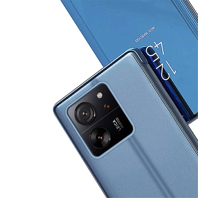 For Xiaomi 13T / 13T Pro / Redmi K60 Ultra Flip Leather Cover with Stand Full Body Protective Phone Case - Black