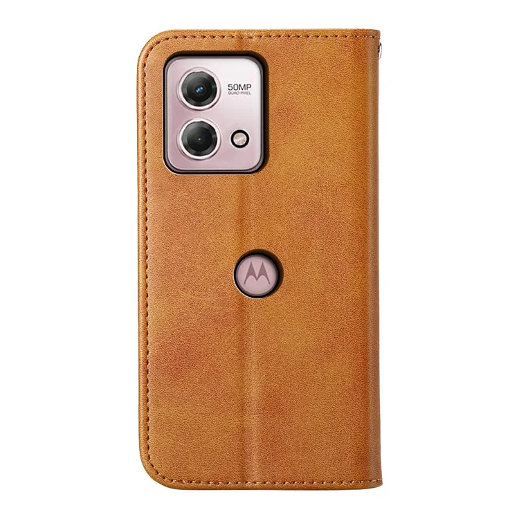 For Motorola Moto G Stylus (2023) Case Magnetic Closing Wallet Phone Cover - Yellow