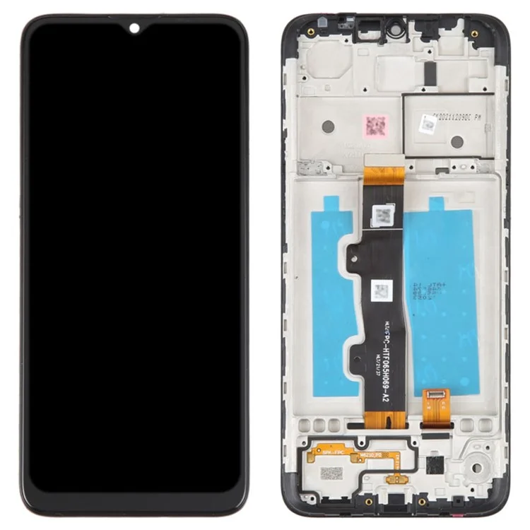For Motorola Moto E7 Grade B LCD Screen and Digitizer Assembly + Frame Replacement Part (without Logo)