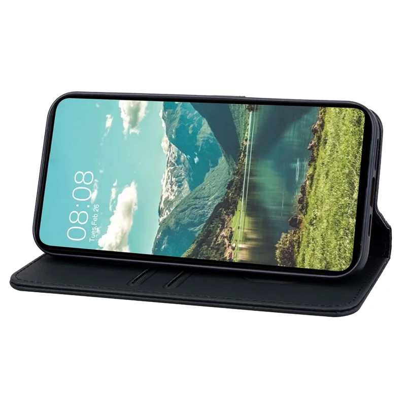 Funda para Google Pixel 8 Pro Caso Impresión de rombos Protección completa Cubierta de teléfono de cuero PU - Negro