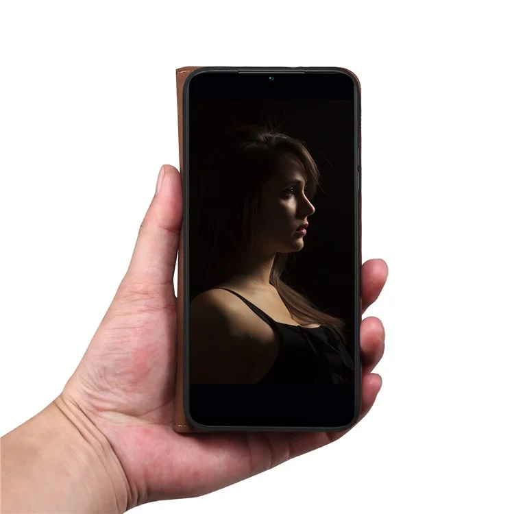 Чехол для телефона vivo V29e (Глобальный) 5G, кожаный, с подставкой и бумажником - черный