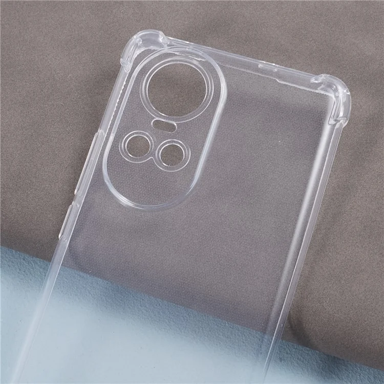 Pour Oppo Reno10 5G (Global) / Reno10 Pro 5G (Global) Étui Transparente Anti-chute TPU avec Cordon