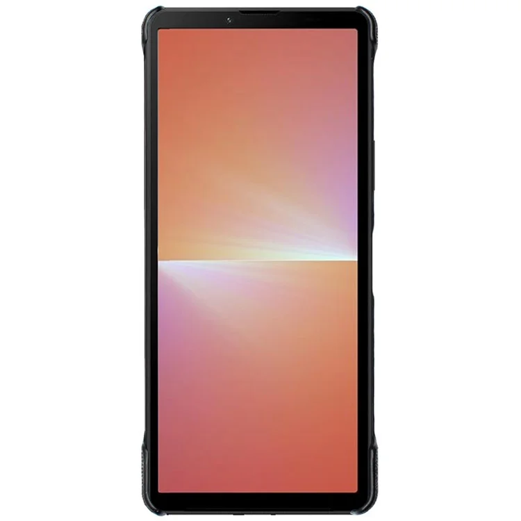 Чехол IMAK Ruiyi Series для Sony Xperia 5 V, тканевая текстура, ударопрочный PU-кожа + PC, чехол для сотового телефона - черный