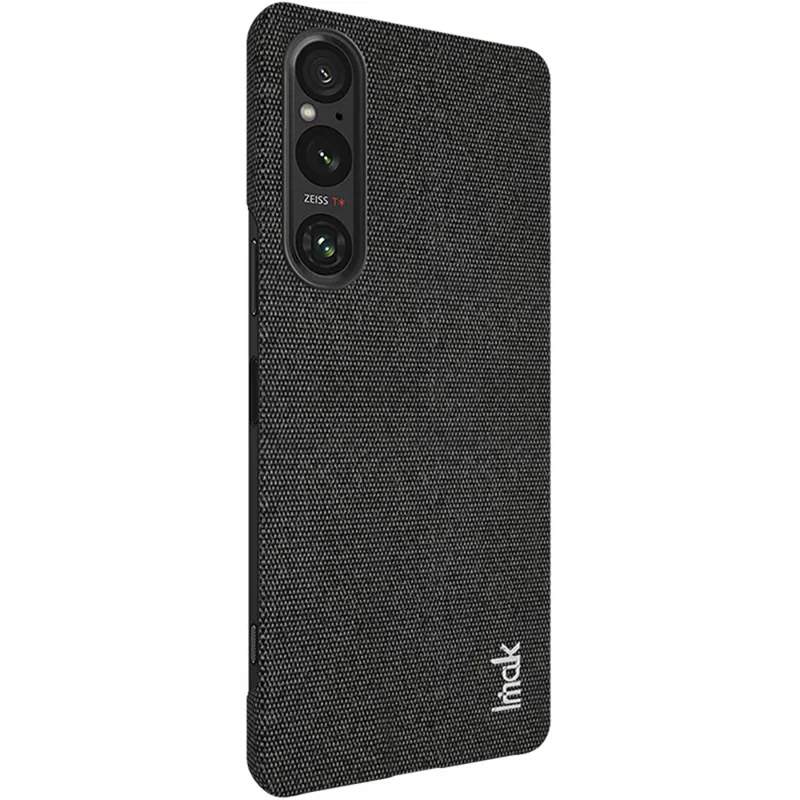 سلسلة IMAK Ruiyi لجهاز Sony Xperia 1 V، غطاء واقي من الجلد الصناعي + مادة البولي كربونات مقاوم للغبار - أسود